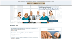 Desktop Screenshot of careers.ohsonline.com